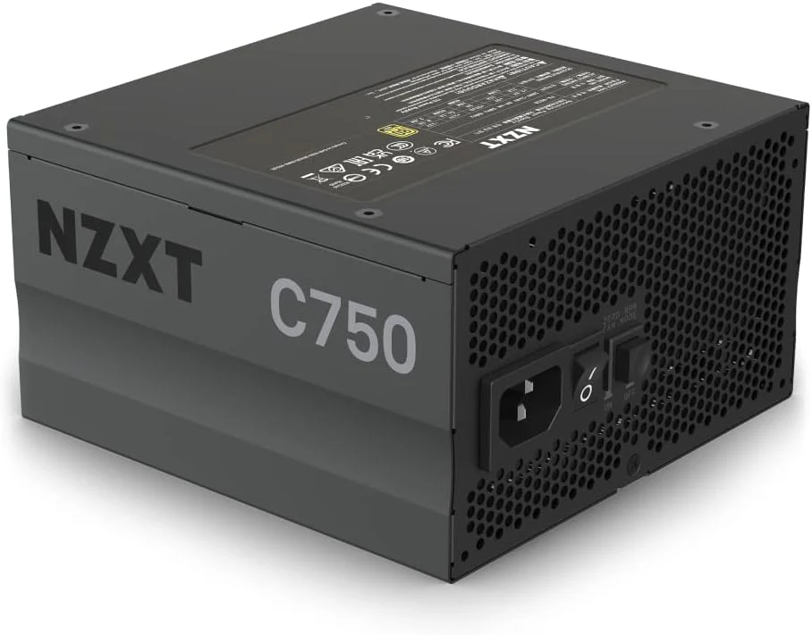 NZXT C750 750W 80+ Gold Semi-Modular ATX Power Supply (PA-7G1BB-US) - Image 4