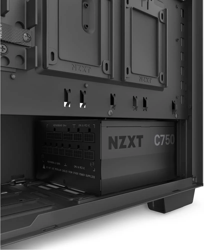 NZXT C750 750W 80+ Gold Semi-Modular ATX Power Supply (PA-7G1BB-US) - Image 6