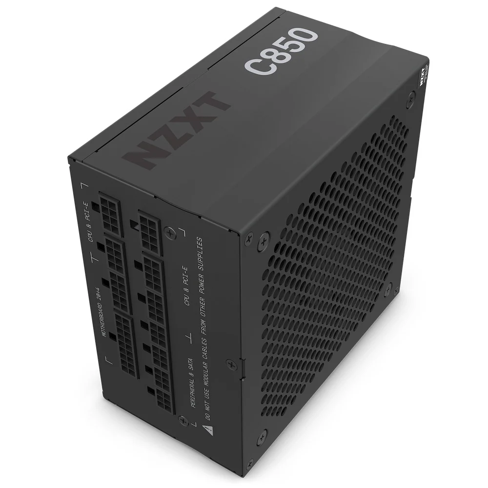 NZXT C850 850W 80+ Gold Fully-Modular ATX Power Supply (Matte Black) (PA-8G1BB-US) - Image 2