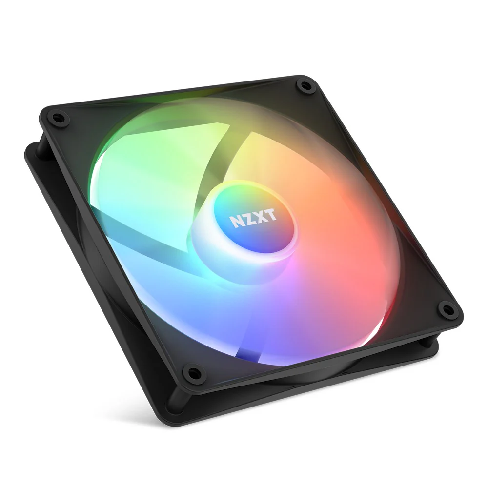 NZXT F140 RGB Core 140MM Hub-Mounted RGB Fan (Matte Black) (RF-C14SF-B1) - Image 2