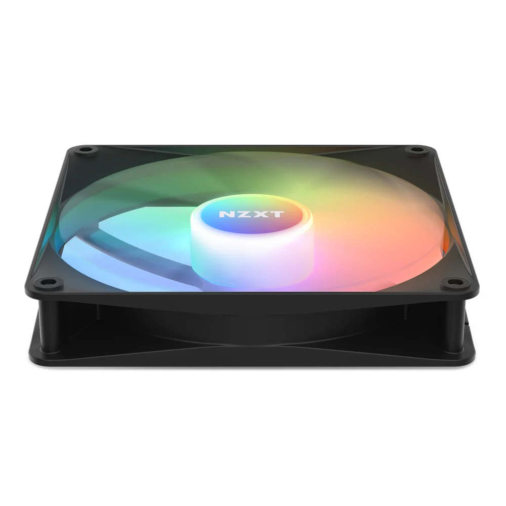 NZXT F140 RGB Core 140MM Hub-Mounted RGB Fan (Matte Black) (RF-C14SF-B1) - Image 4