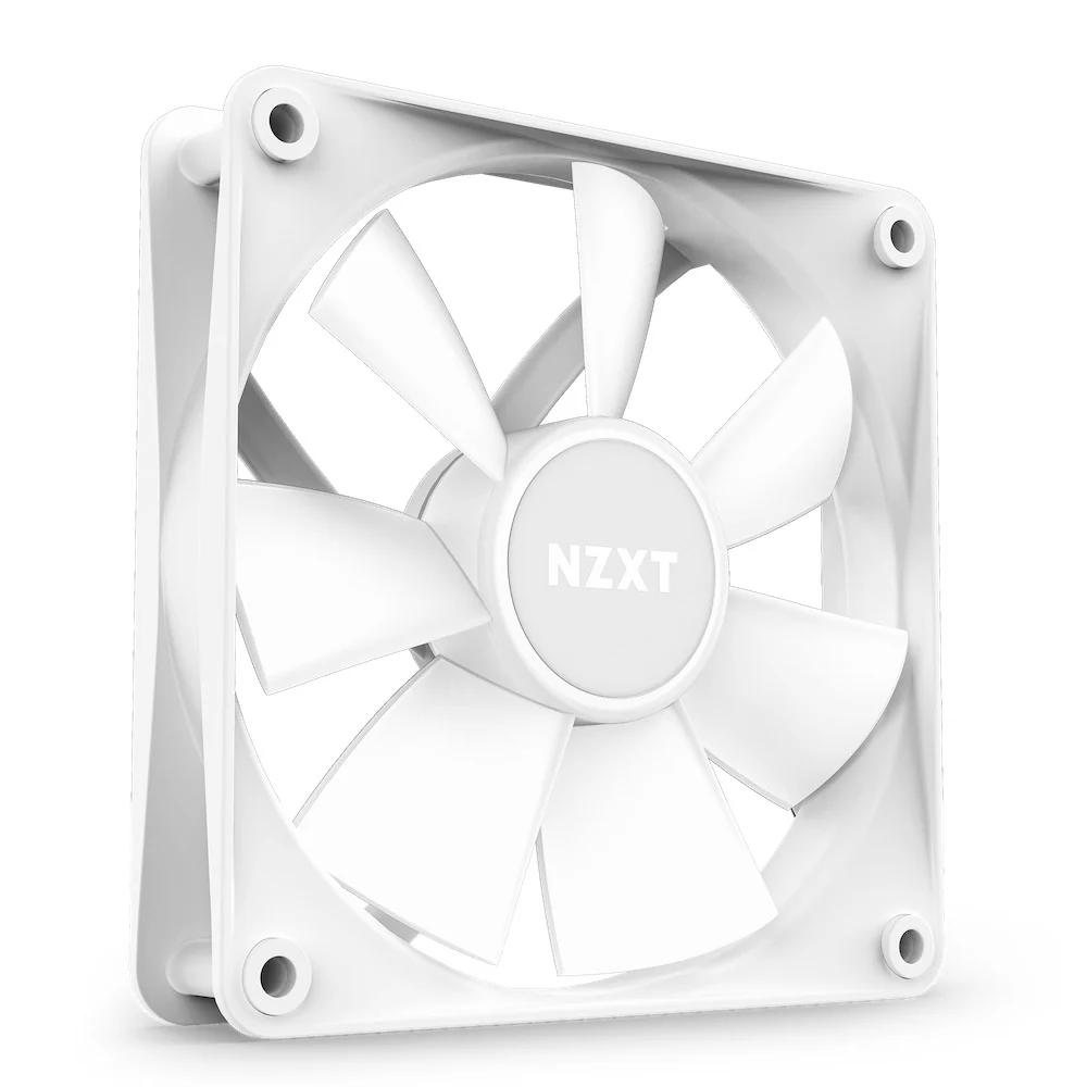 NZXT F140 RGB Core Twin Pack 140MM Hub-Mounted RGB Fans With RGB Controller (Matte White) (RF-C14DF-W1) - Image 3