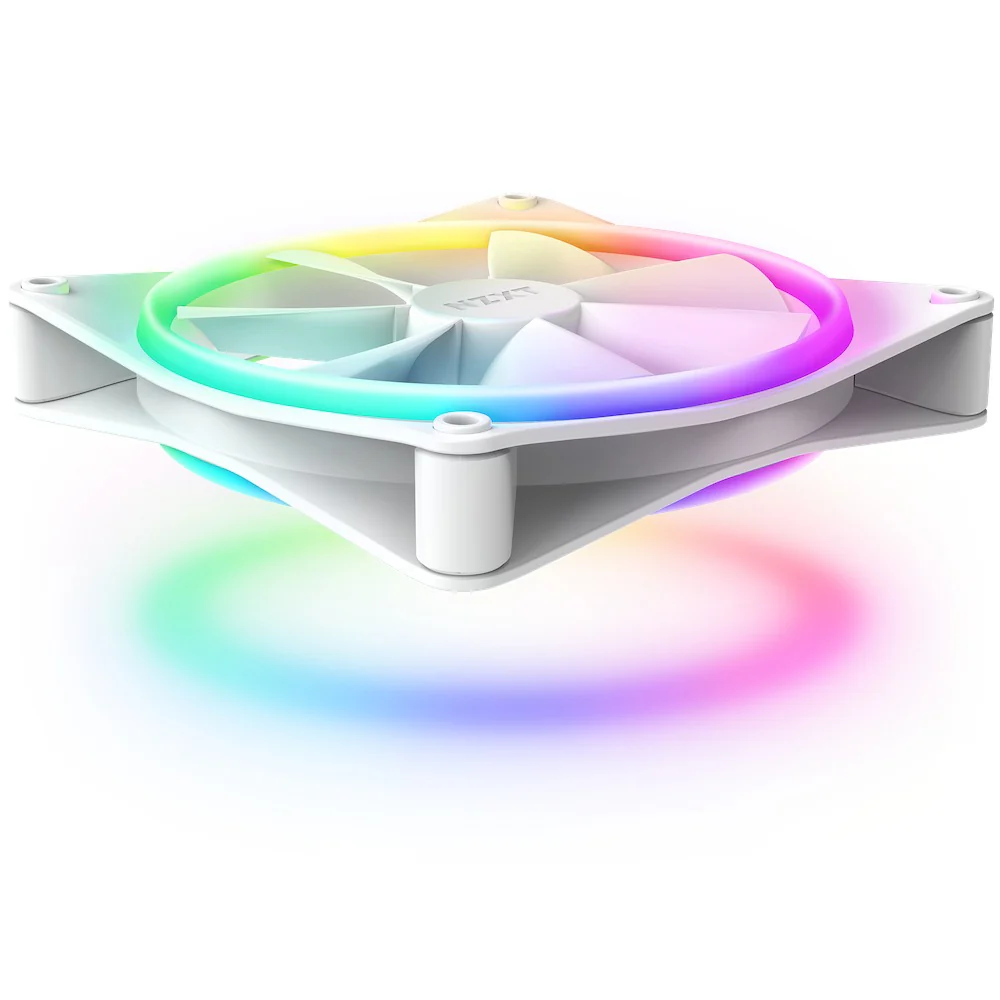 NZXT F140 RGB Duo 140MM Dual-Sided Fans (Matte White) (RF-D14SF-W1) - Image 3