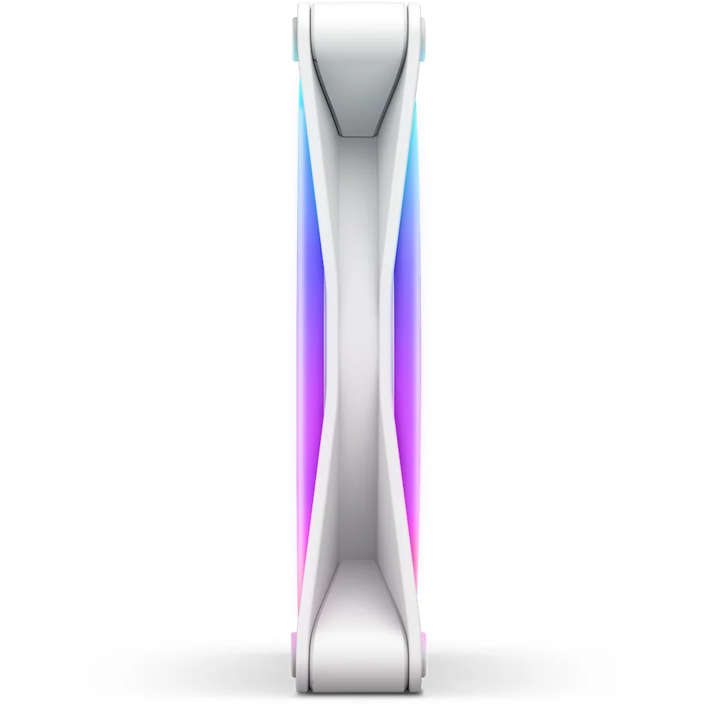 NZXT F140 RGB Duo 140MM Dual-Sided Fans (Matte White) (RF-D14SF-W1) - Image 6