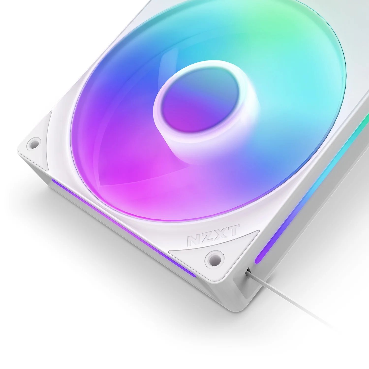 NZXT F240 RGB Core 240mm Single-Frame RGB Fan Unit (Matte Black, Matte White) - Image 12