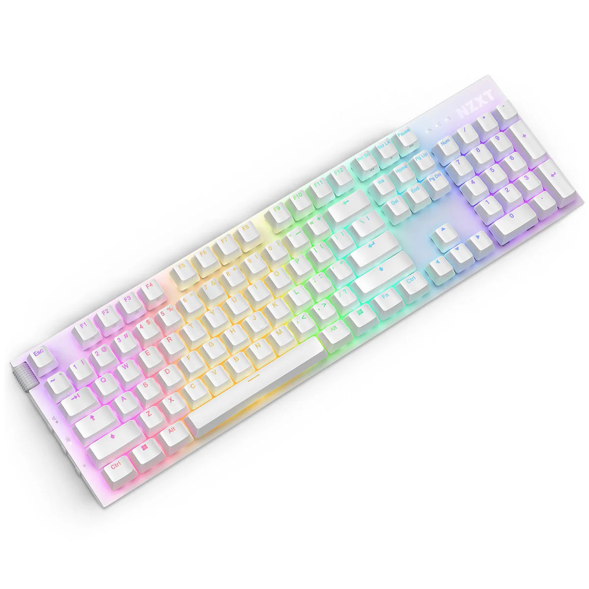 NZXT Function 2 Full-Size Optical Gaming Keyboard (Matte White) - Image 2