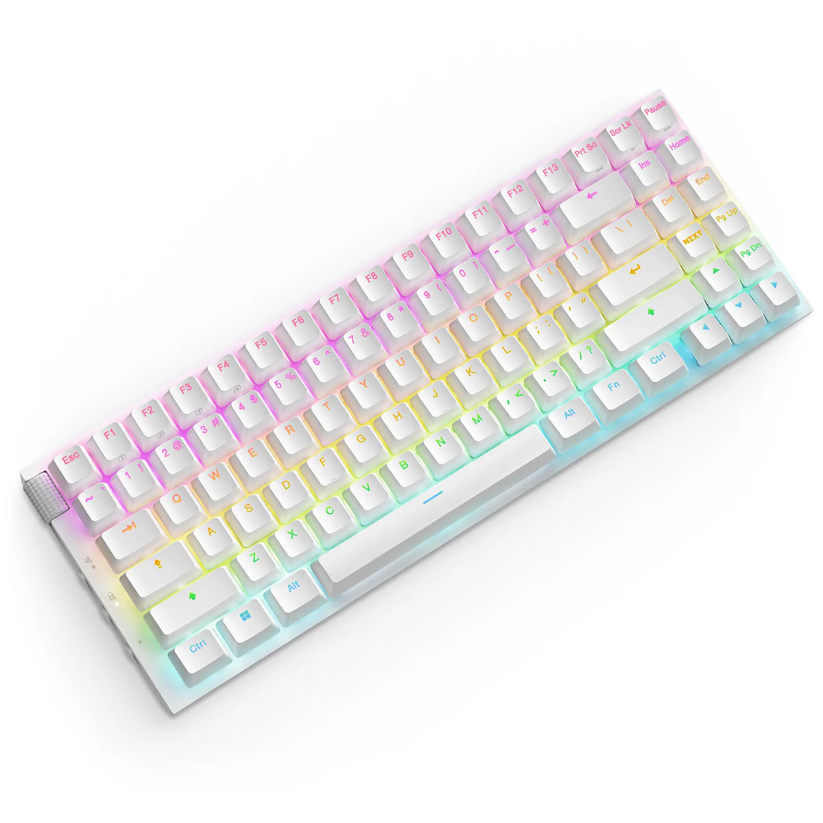 NZXT Function 2 MiniTKL Compact Tenkeyless Optical Gaming Keyboard (Matte White) - Image 2