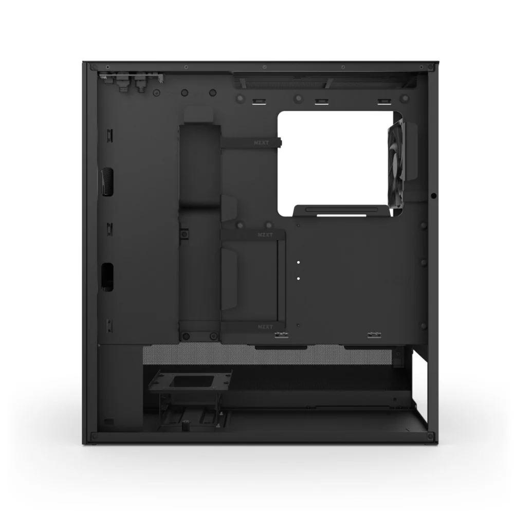 NZXT H5 Flow Compact ATX Mid-Tower Airflow Case (Black, White) (CC-H52FB-01, CC-H52FW-01) - Image 3