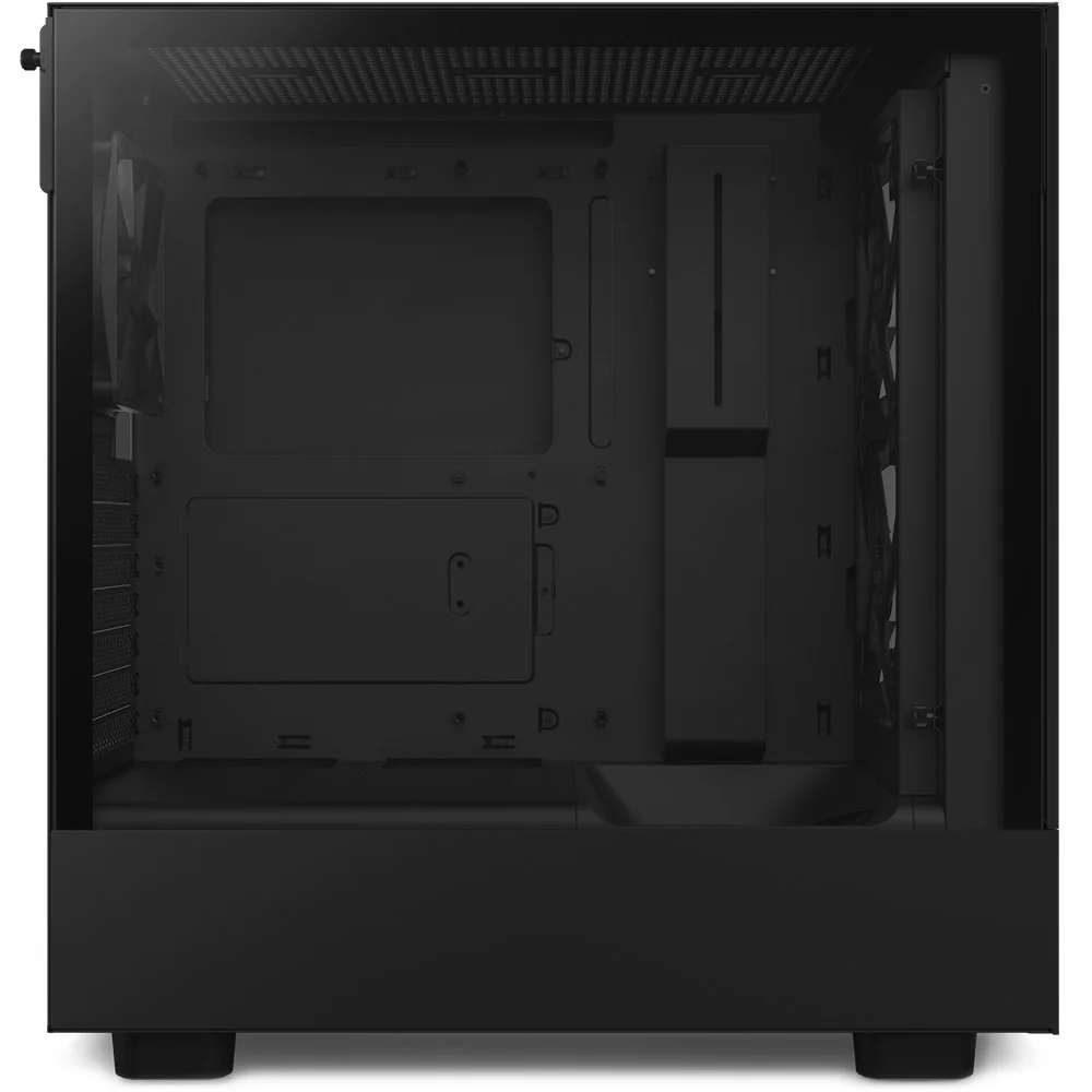NZXT H5 Flow Compact Mid-Tower Airflow Case With RGB Fans (Matte Black) (CC-H51FB-R1) - Image 2