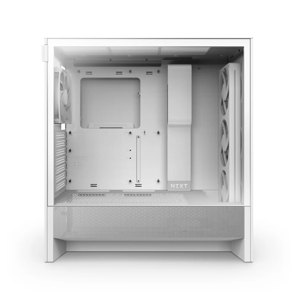NZXT H5 Flow RGB (2024) Compact ATX Mid-Tower Airflow Case with RGB Fans (Black, White) (CC-H52FB-R1, CC-H52FW-R1) - Image 12
