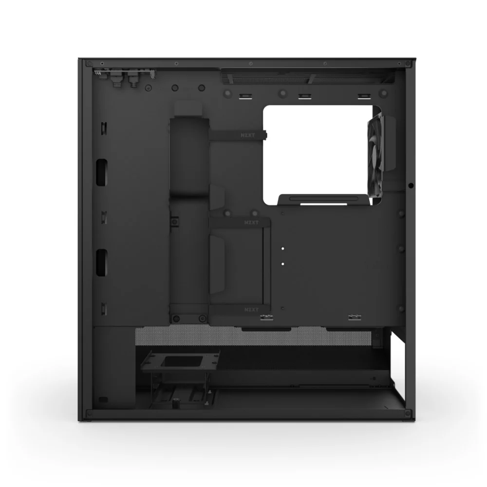 NZXT H5 Flow RGB (2024) Compact ATX Mid-Tower Airflow Case with RGB Fans (Black, White) (CC-H52FB-R1, CC-H52FW-R1) - Image 4
