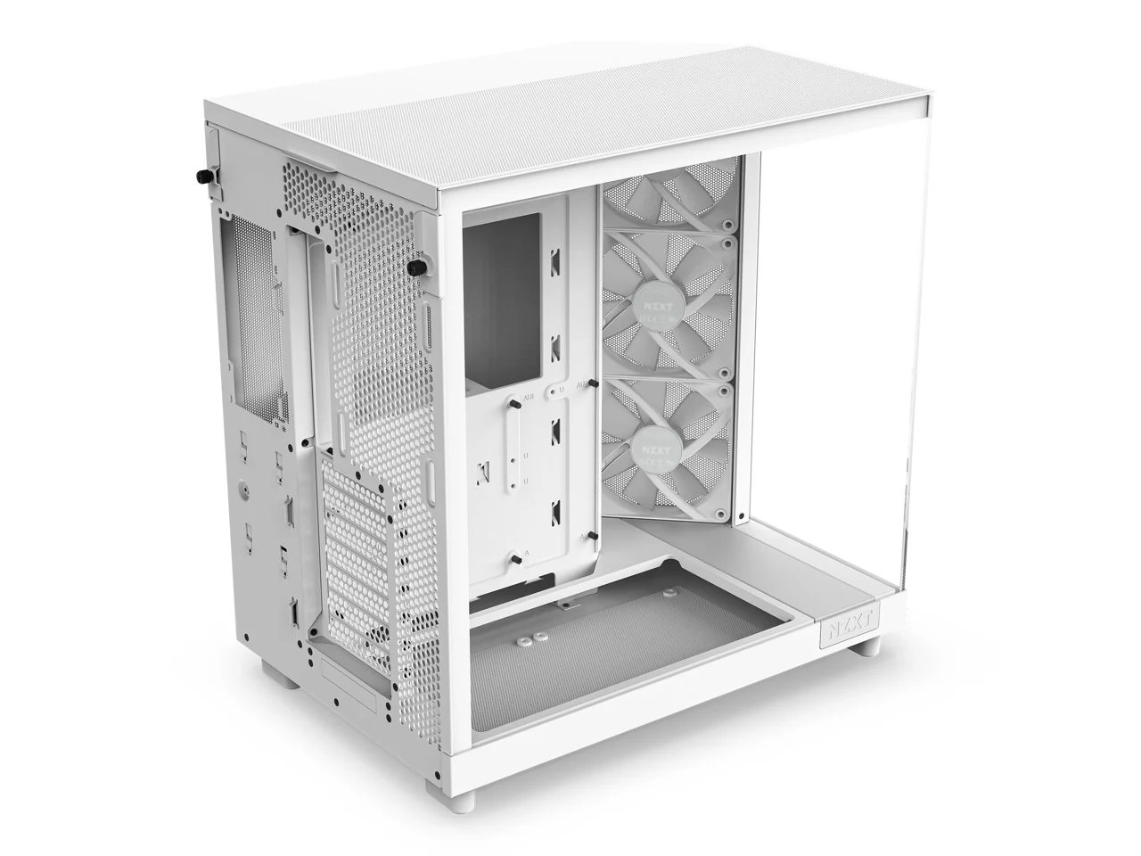 NZXT H6 Flow RGB Compact Dual-Chamber ATX Mid-Tower Airflow Case With RGB Fans - Image 11