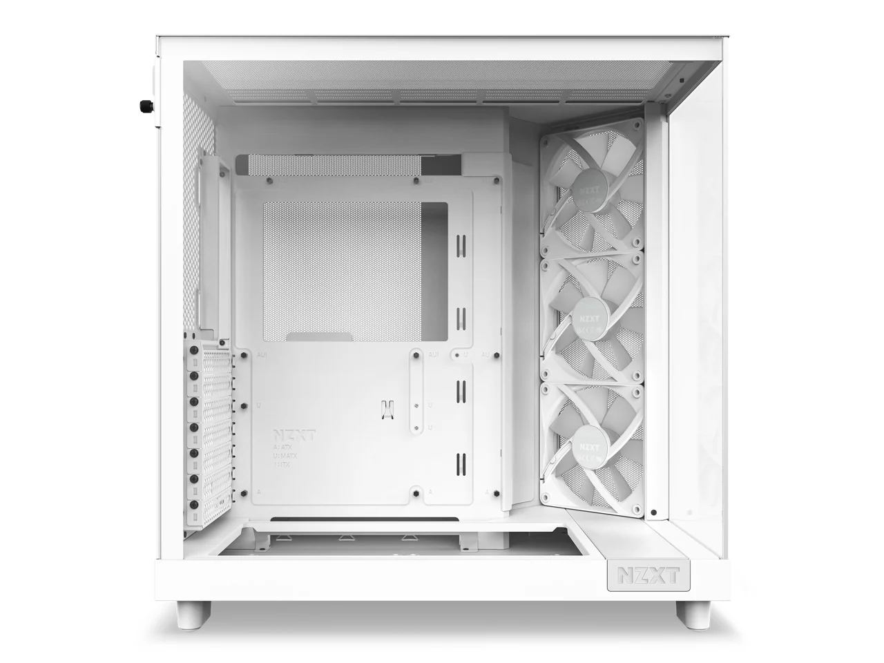 NZXT H6 Flow RGB Compact Dual-Chamber ATX Mid-Tower Airflow Case With RGB Fans - Image 8