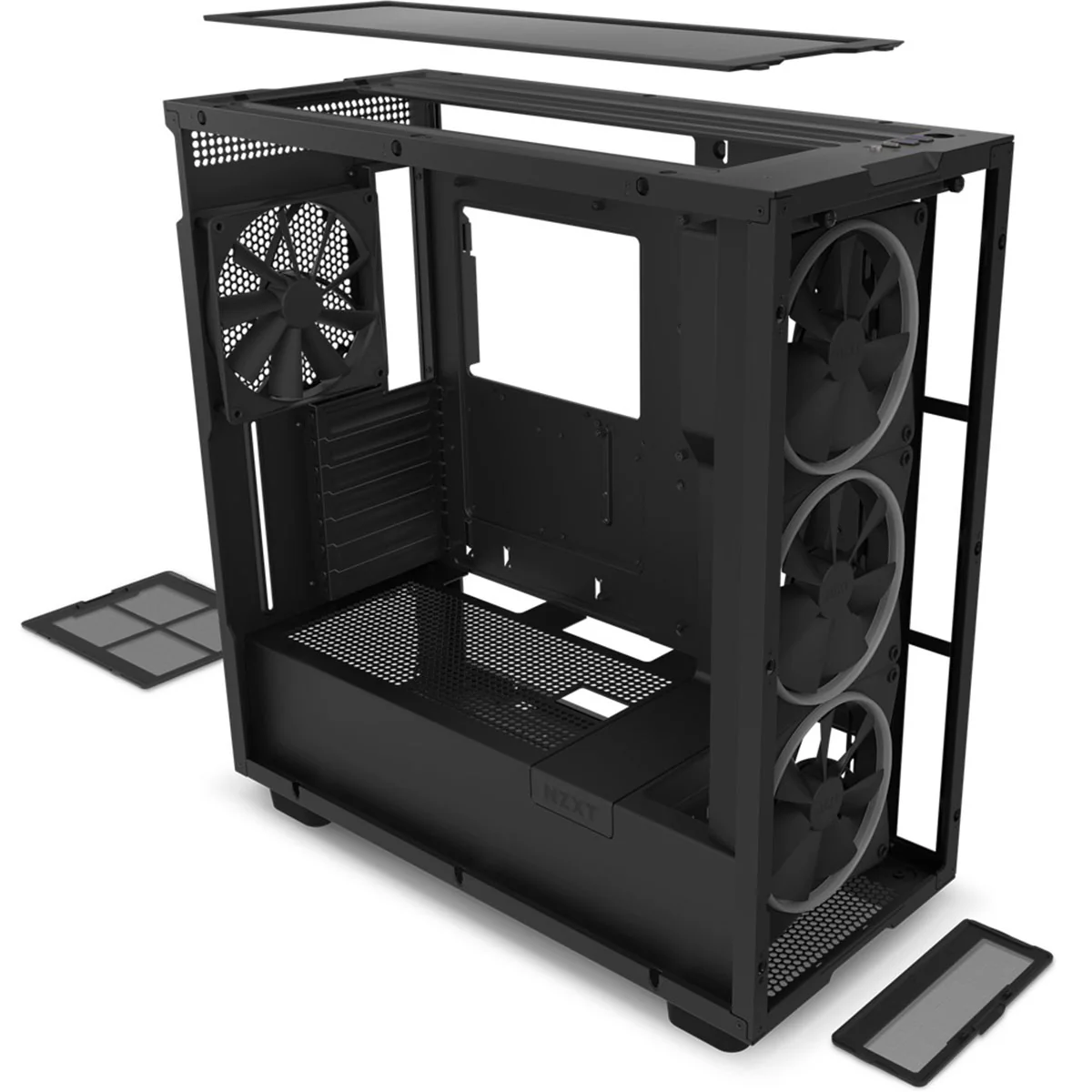 NZXT H7 Elite (2022) Premium Mid-Tower Case (Matte Black, Matte White) - Image 4