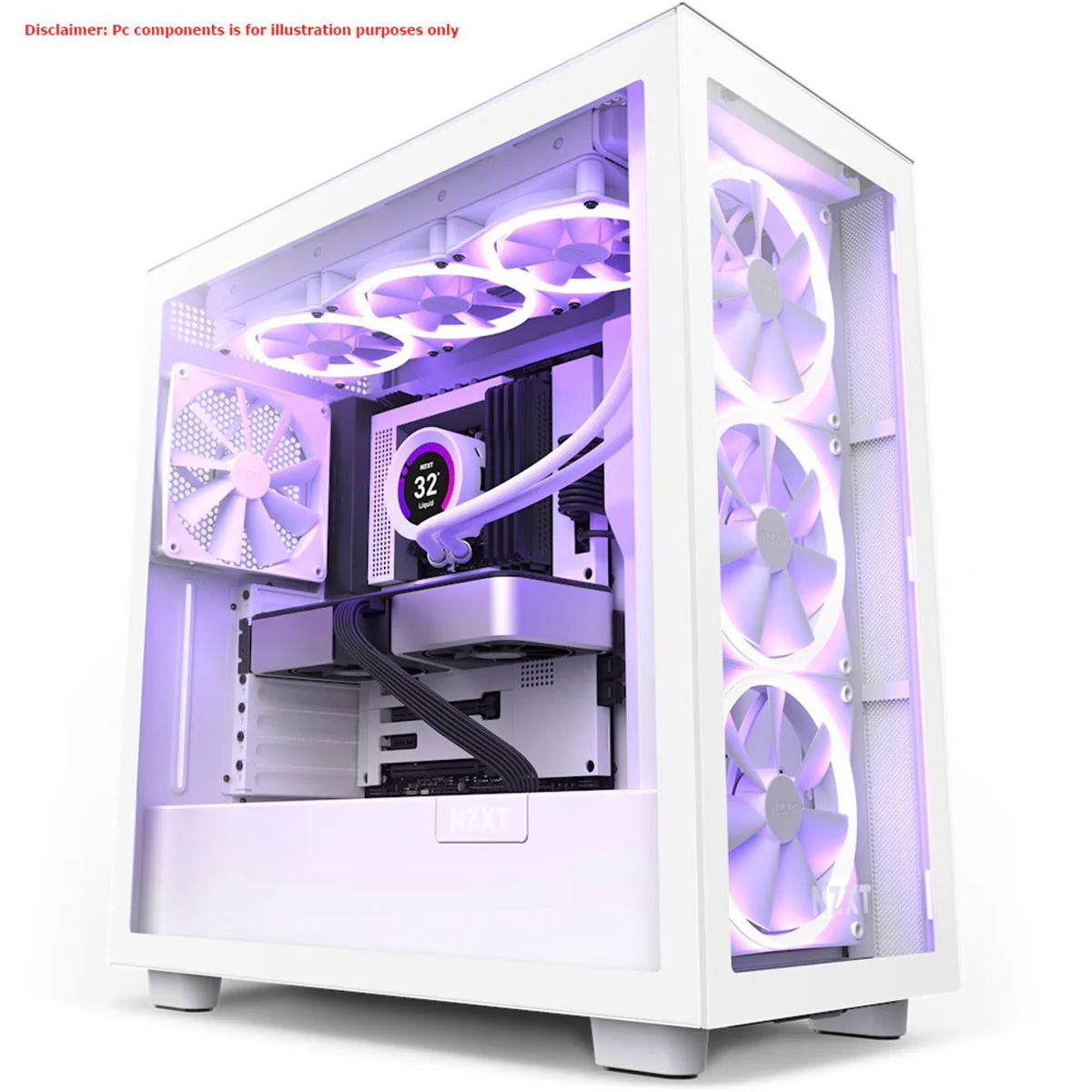 NZXT H7 Elite (2022) Premium Mid-Tower Case (Matte Black, Matte White) - Image 8