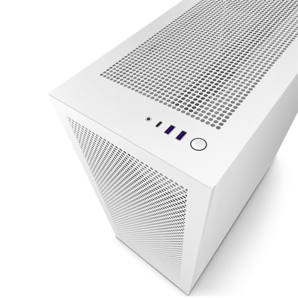 NZXT H7 Flow Mid-Tower Airflow Case (Matte White) (CM-H71FW-01) - Image 3