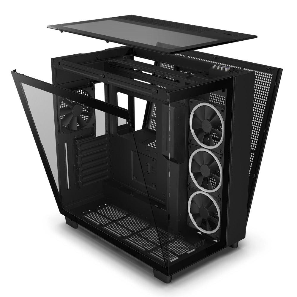 NZXT H9 Elite Premium Dual-Chamber Mid-Tower Airflow Case (Matte Black) (CM-H91EB-01) - Image 5