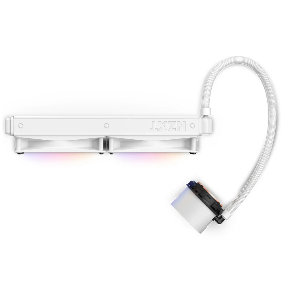 NZXT Kraken 280 RGB 280MM AIO Liquid Cooler With LCD Display & RGB Fans (Matte White) (RL-KR280-W1) - Image 4