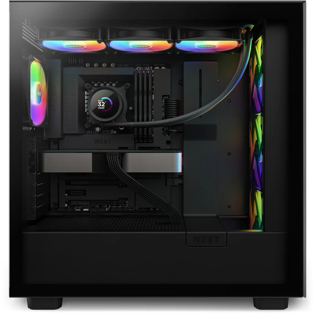 NZXT Kraken 360 RGB 360MM AIO Liquid Cooler With LCD Display & RGB Fans (Matte Black) (RL-KR360-B1) - Image 5