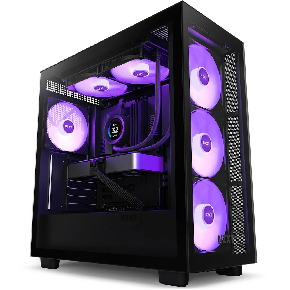 NZXT Kraken Elite 280 RGB 280MM AIO Liquid Cooler With LCD Display & RGB Fans (Matte Black) (RL-KR28E-B1) - Image 6