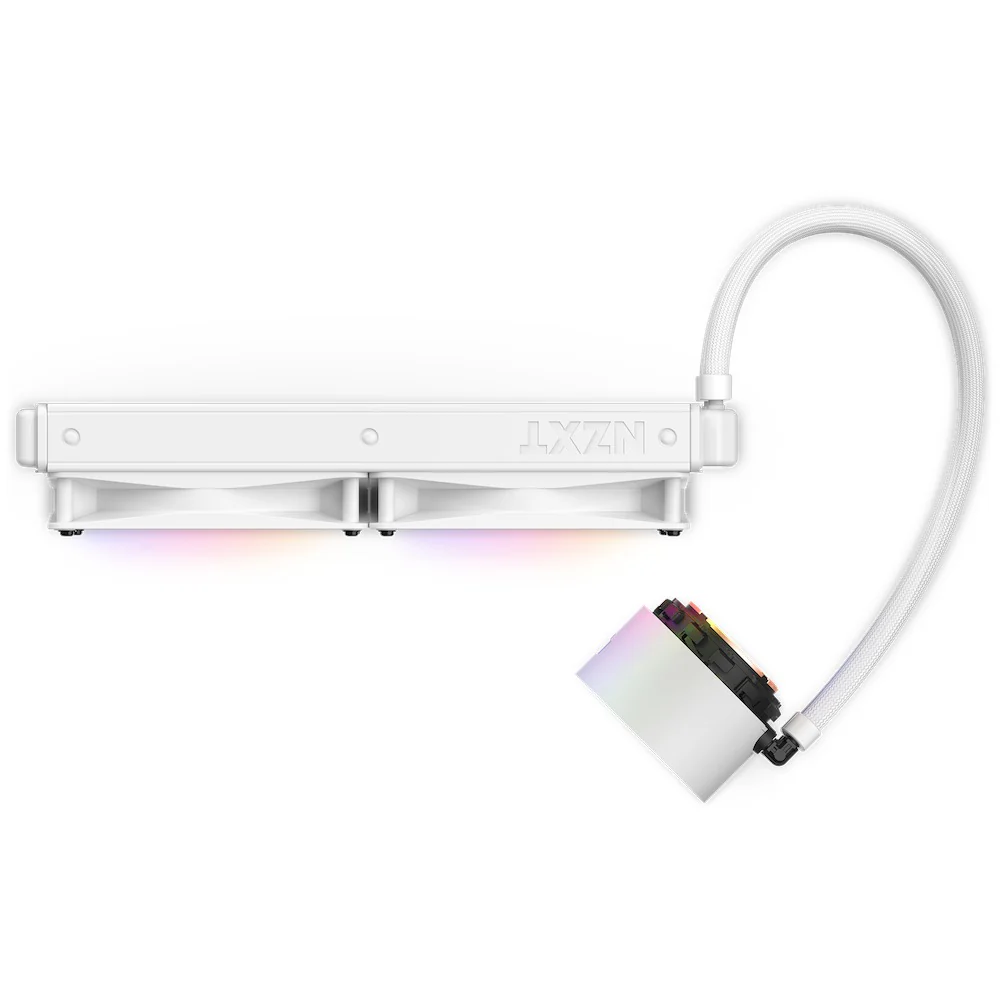 NZXT Kraken Elite 280 RGB 280MM AIO Liquid Cooler With LCD Display & RGB Fans (Matte White) (RL-KR28E-W1) - Image 4
