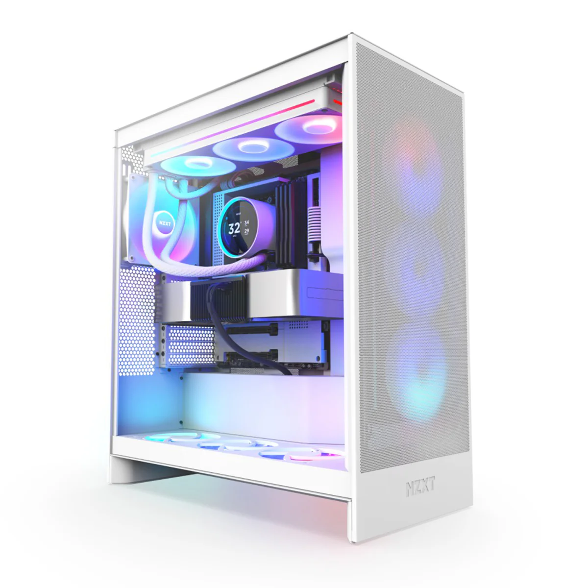 NZXT Kraken Elite 360 RGB 360mm AIO Liquid Cooler with IPS LCD & RGB Core Single-Frame Fan (Black, White) (RL-KR36E-B2, RL-KR36E-W2) - Image 14