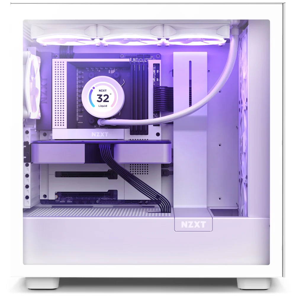 NZXT N7 B650E AMD ATX Motherboard w/ WiFi & NZXT Cam Features (White) (N7-B65XT-W1) - Image 6