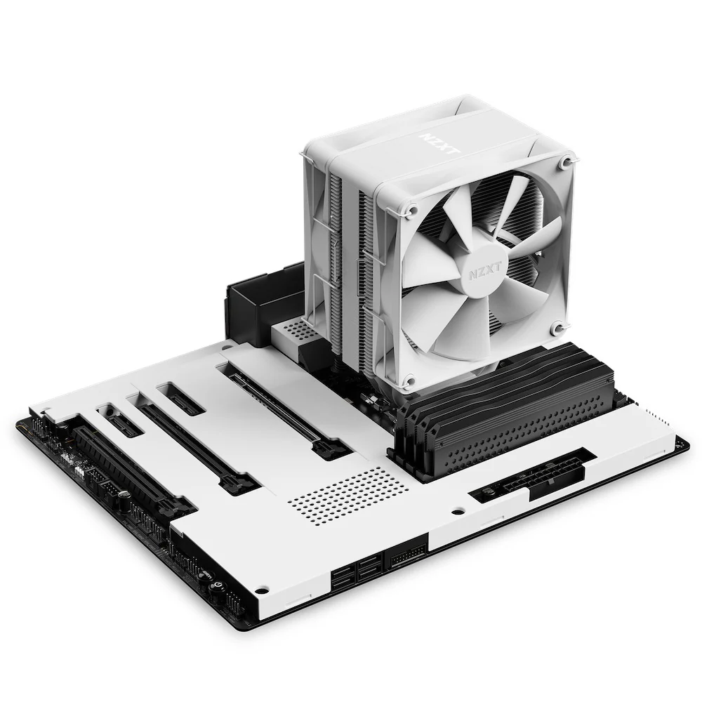 NZXT T120 CPU Air Cooler (White) (RC-TN120-W1) - Image 4
