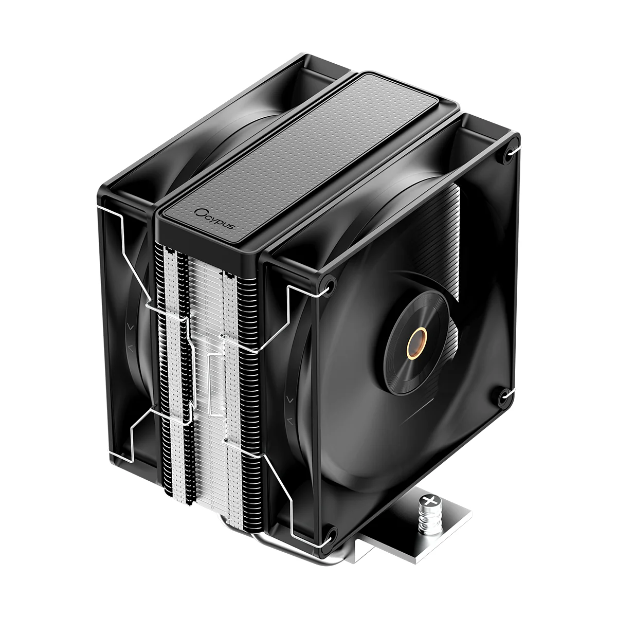 Ocypus Delta A40 Elite Dual Fan 4 Heat Pipe Single-Tower CPU Air Cooler (Black, White) - Image 2