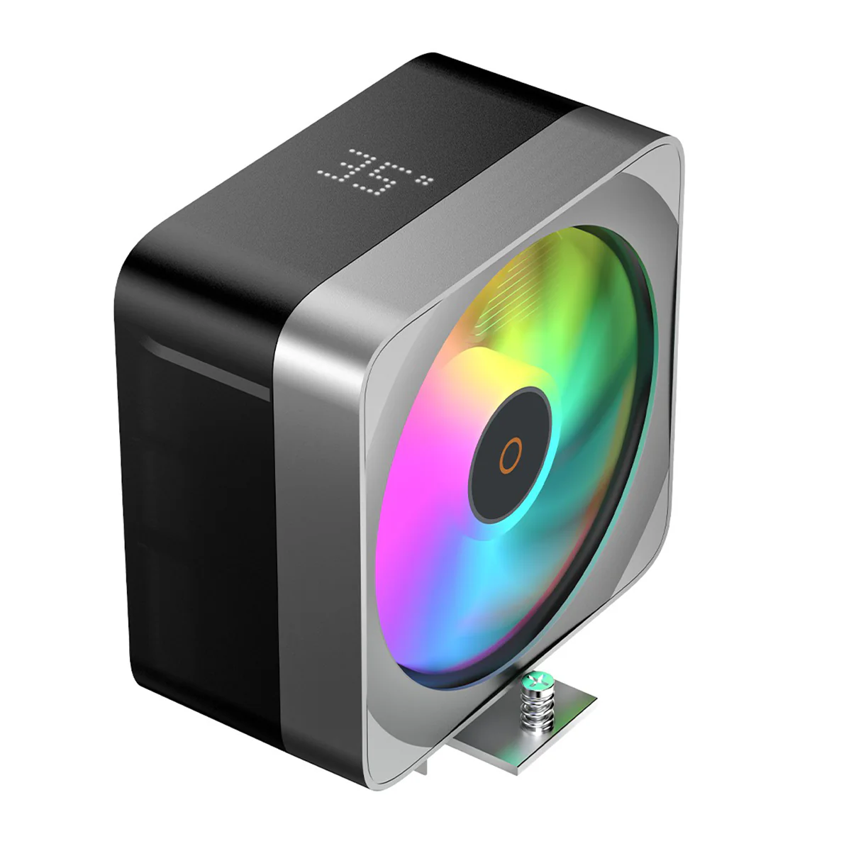 Ocypus Delta A40 EX Digital Single Tower CPU Air Cooler (Black, White) - Image 2