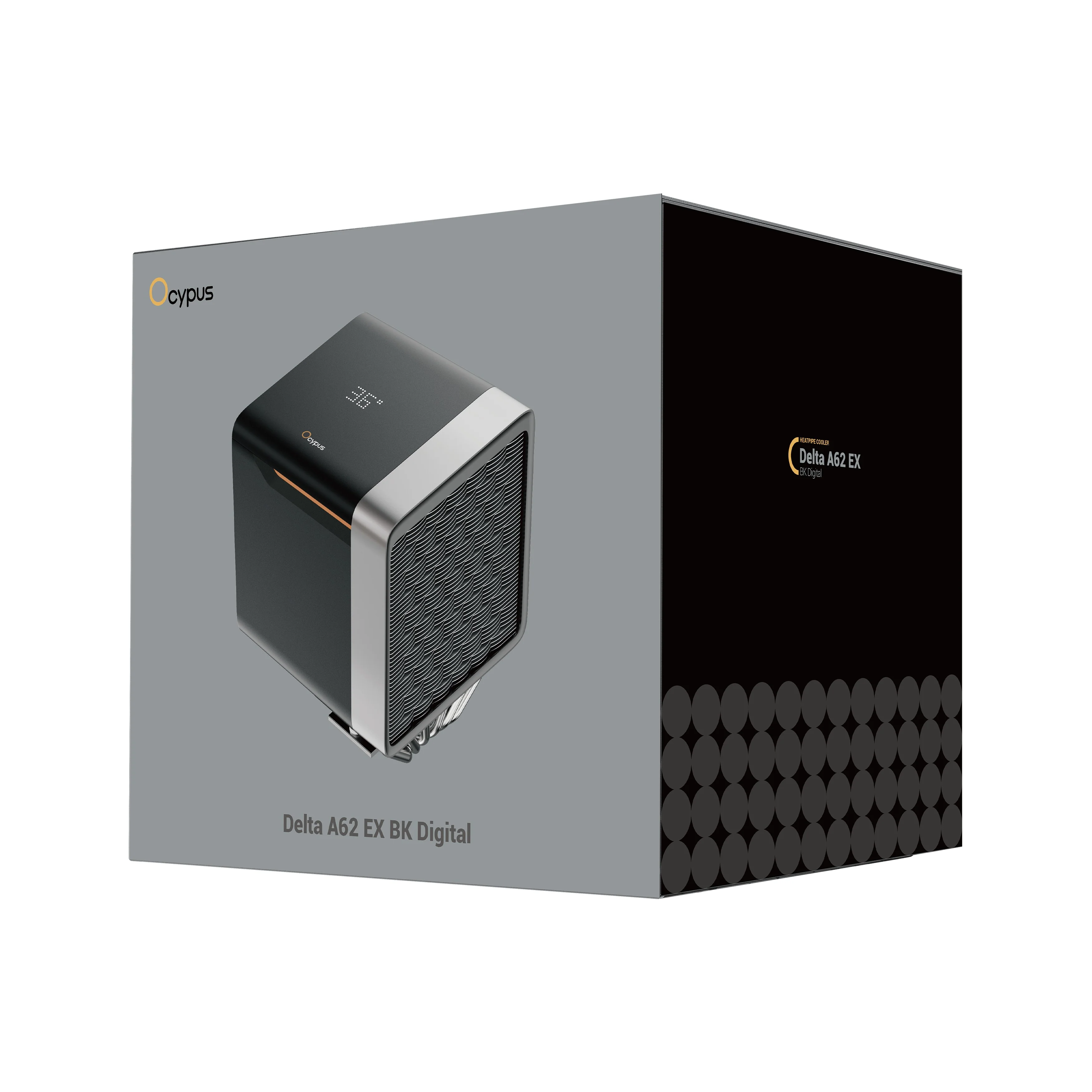 Ocypus Delta A62 EX Digital CPU Air Cooler (Black, White) - Image 9