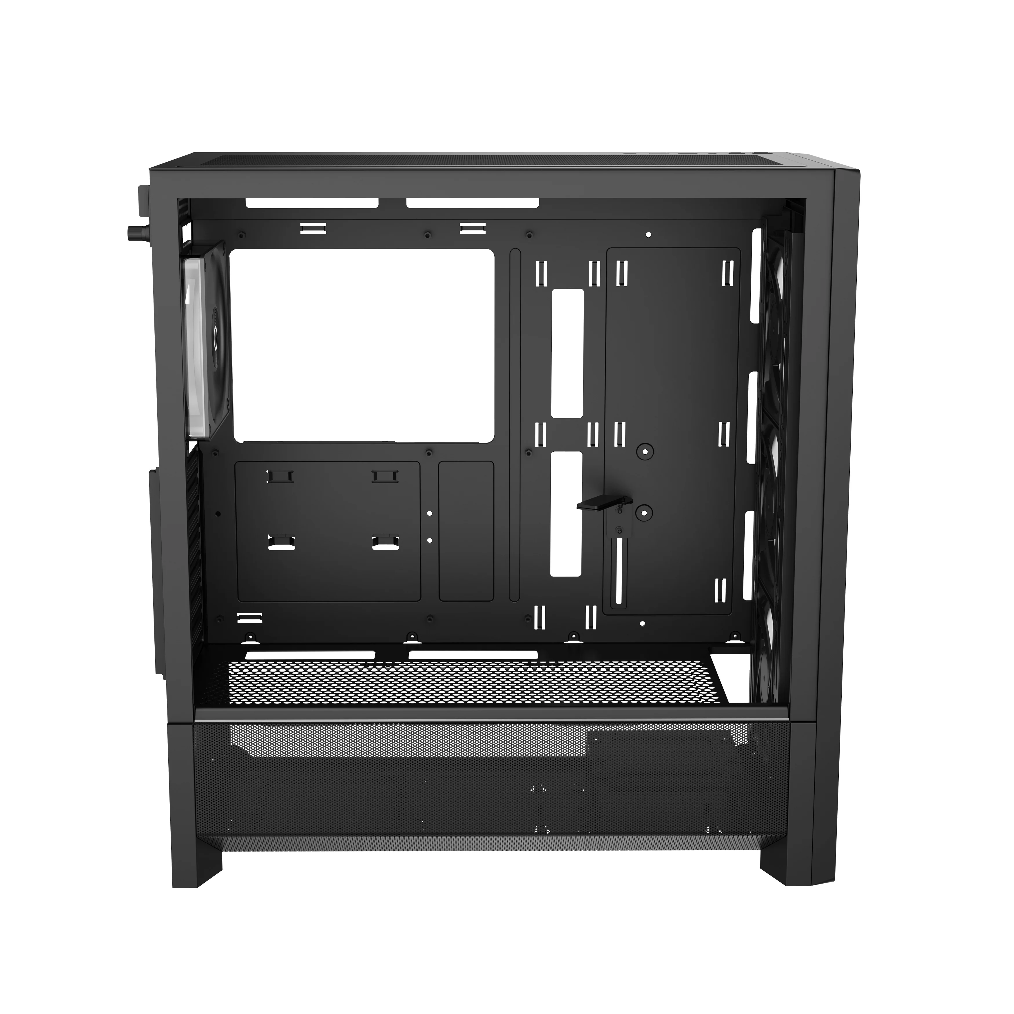 Ocypus Delta C70 ARGB Mid-Tower PC Case (Black, White) - Image 6