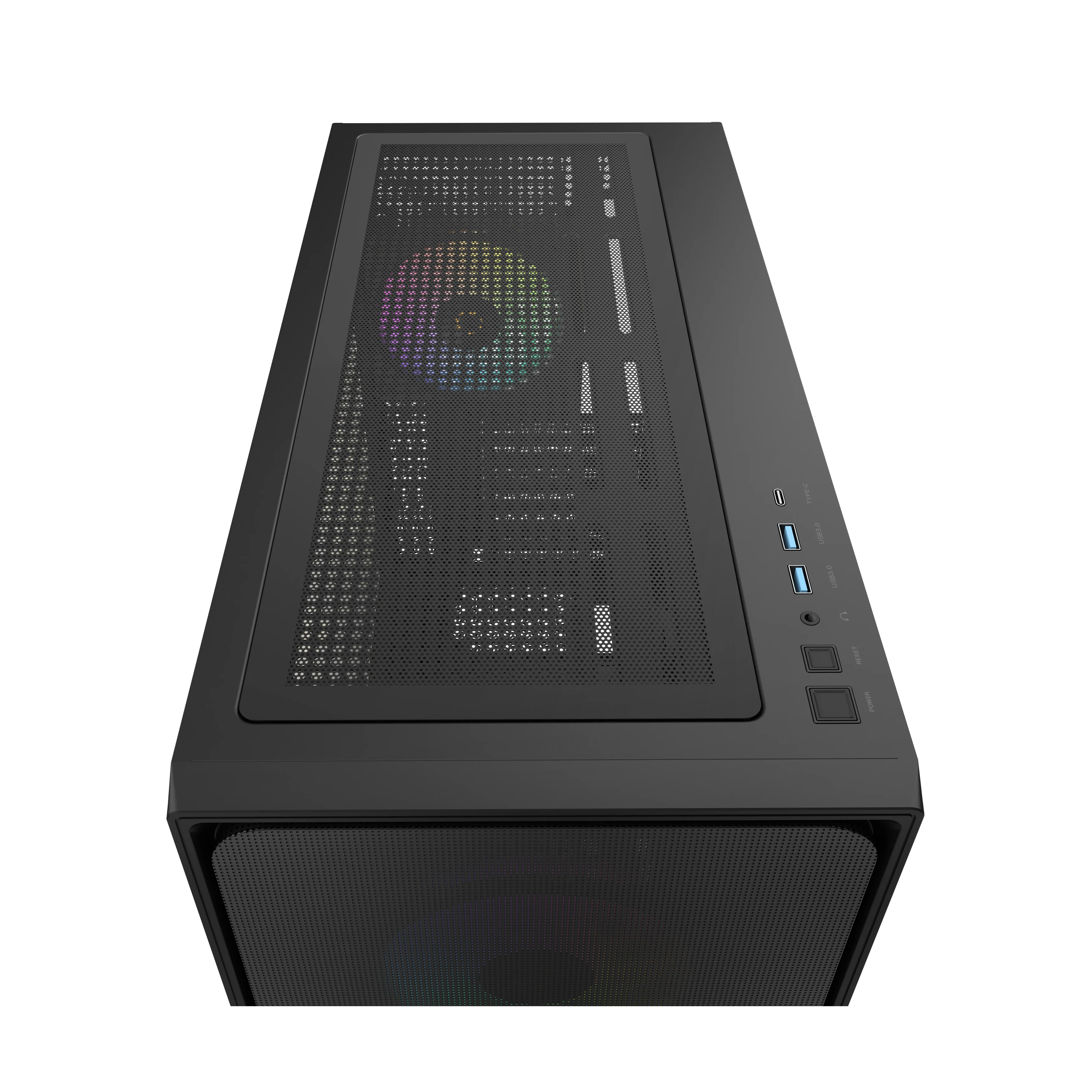 Ocypus Delta C70 ARGB Mid-Tower PC Case (Black, White) - Image 8