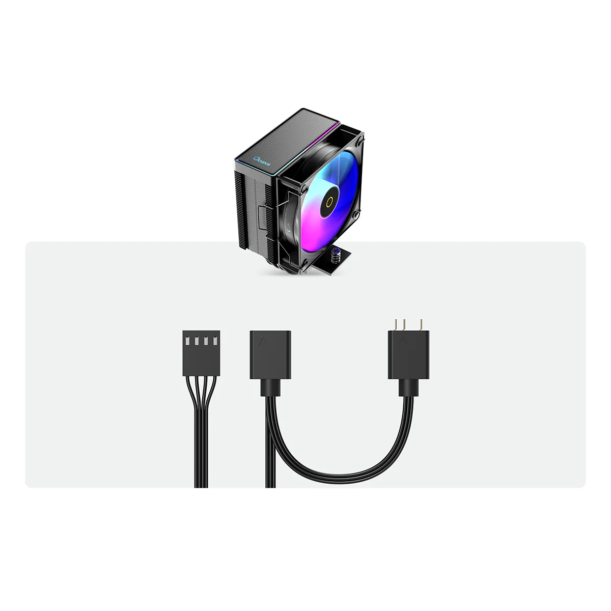 Ocypus Gamma A40 ARGB CPU Cooler (Black, White) - Image 5