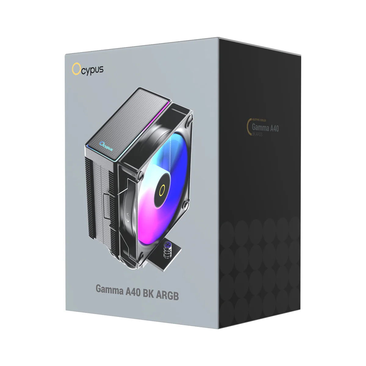 Ocypus Gamma A40 ARGB CPU Cooler (Black, White) - Image 6