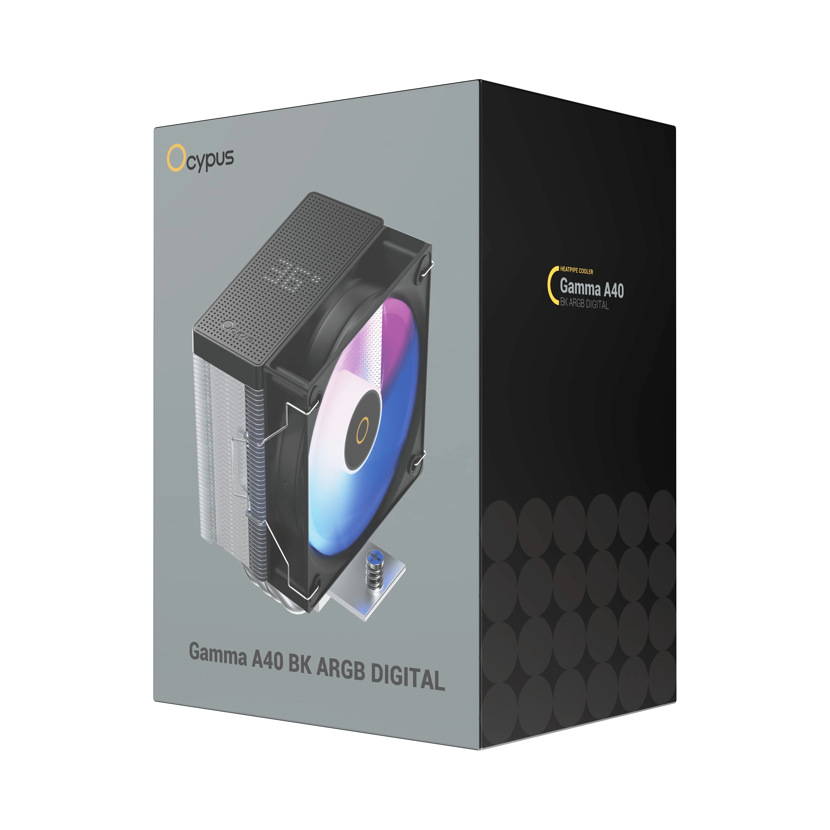Ocypus Gamma A40 ARGB Digital CPU Cooler (Black, White) (Gamma-A40-BK1NAWD00X-GL, Gamma-A40-WH1NAWD00X-GL) - Image 10