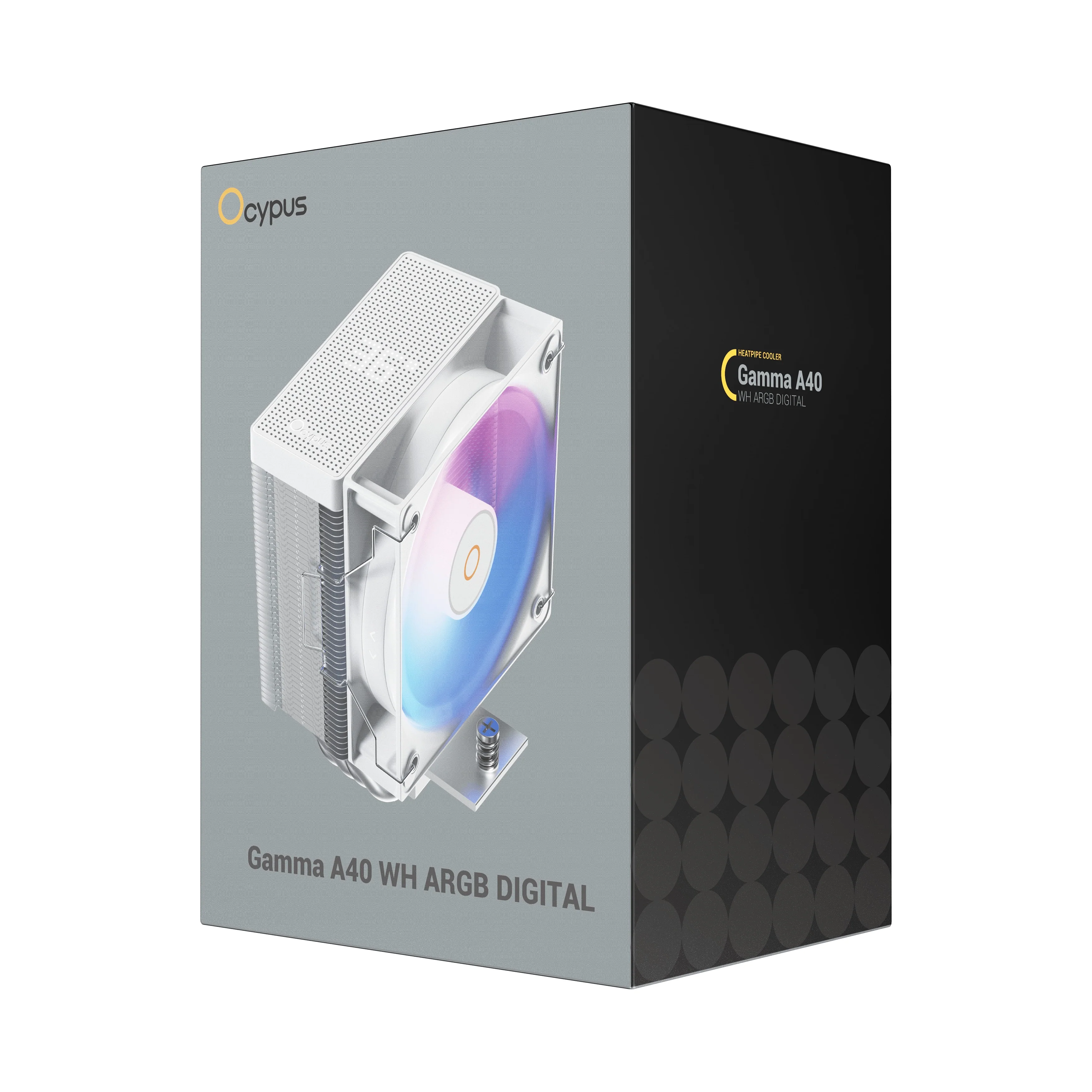 Ocypus Gamma A40 ARGB Digital CPU Cooler (Black, White) (Gamma-A40-BK1NAWD00X-GL, Gamma-A40-WH1NAWD00X-GL) - Image 19