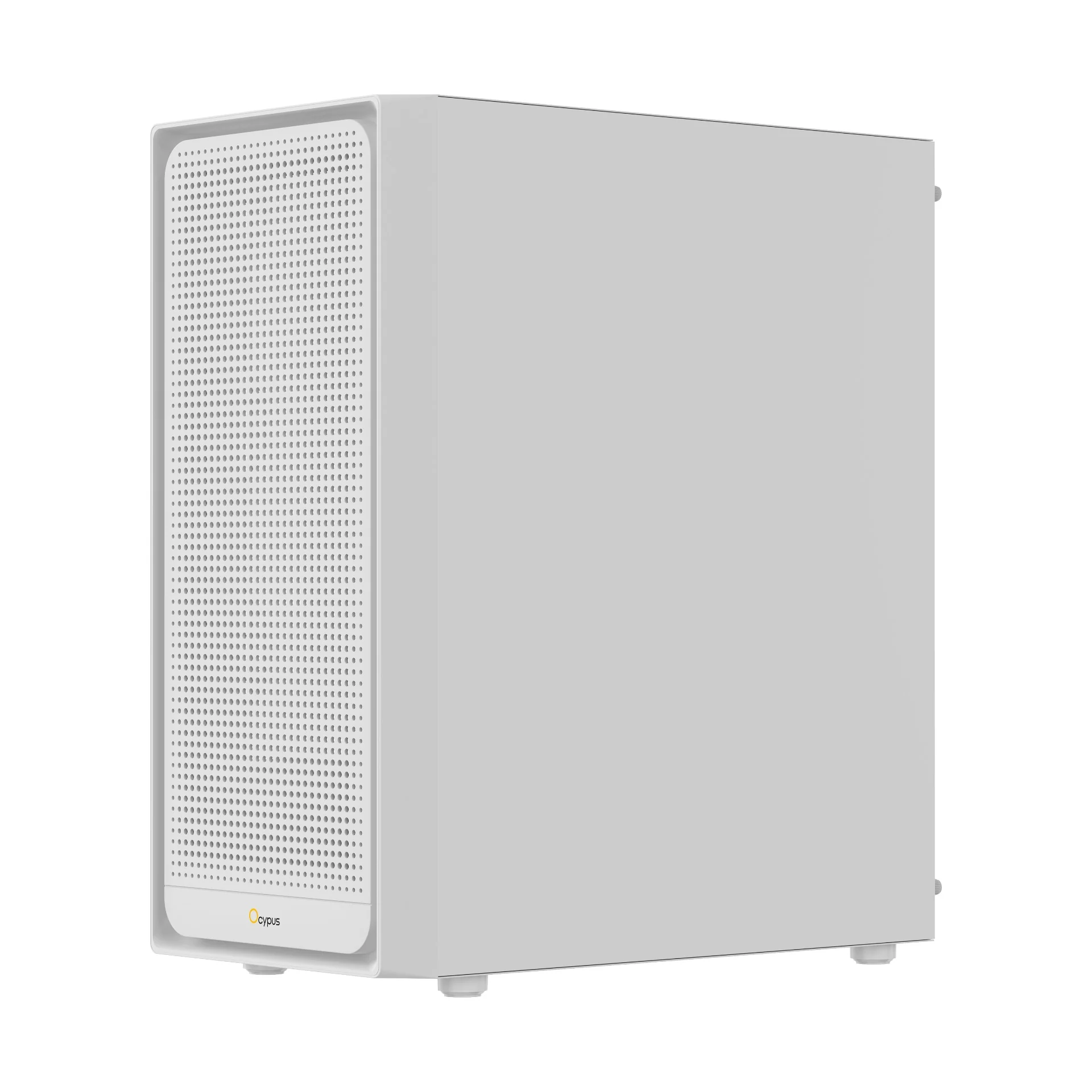 Ocypus Gamma C50 High Airflow Front Panel MATX Case (Black, White) - Image 12