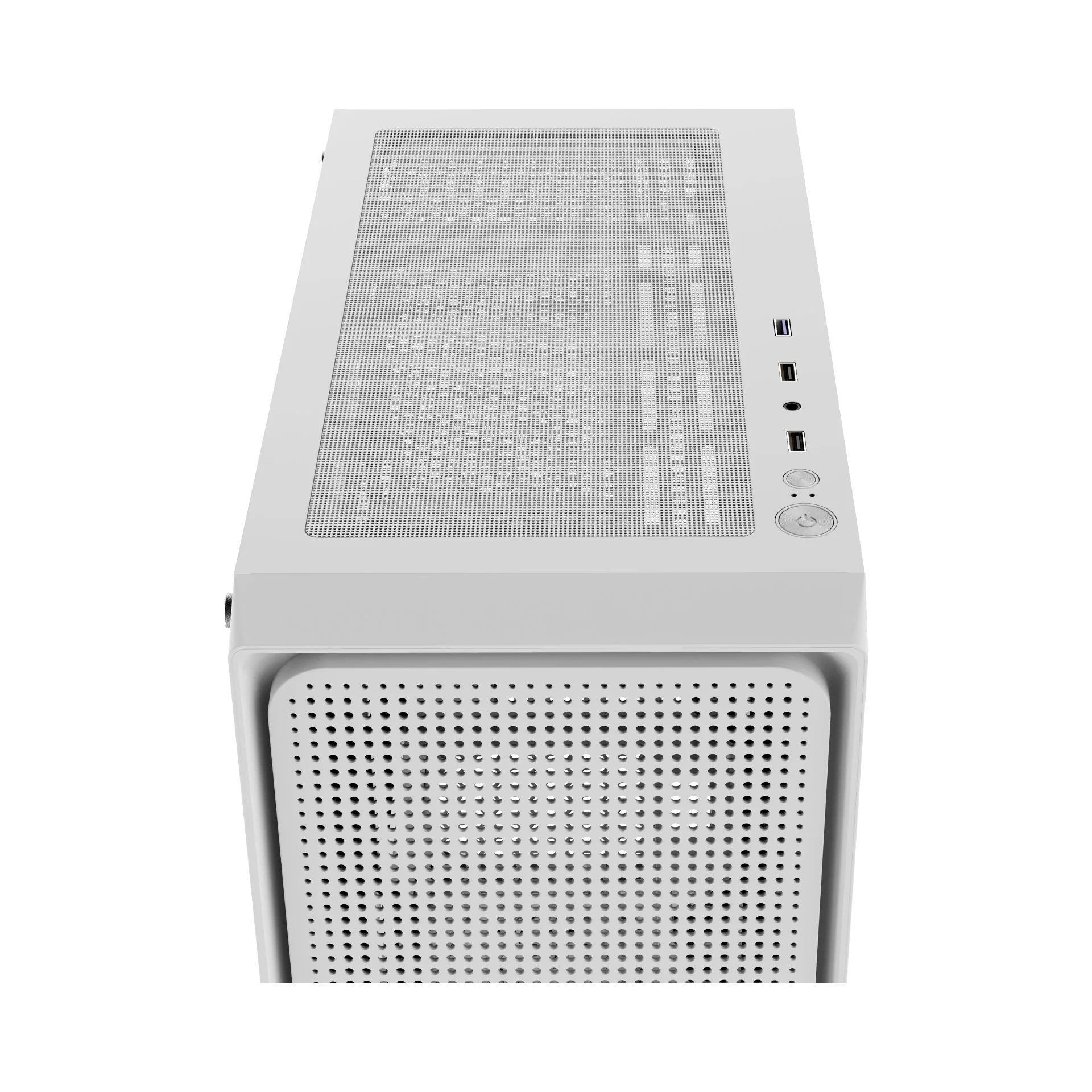 Ocypus Gamma C50 High Airflow Front Panel MATX Case (Black, White) - Image 15