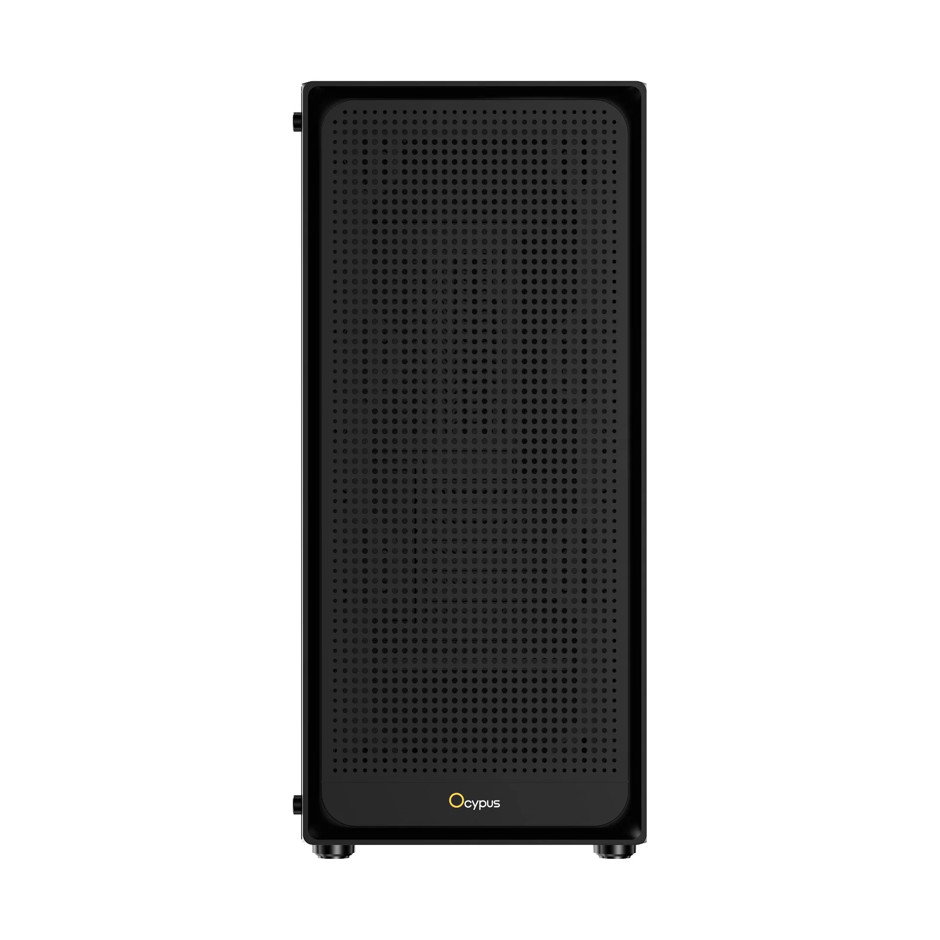 Ocypus Gamma C50 High Airflow Front Panel MATX Case (Black, White) - Image 3