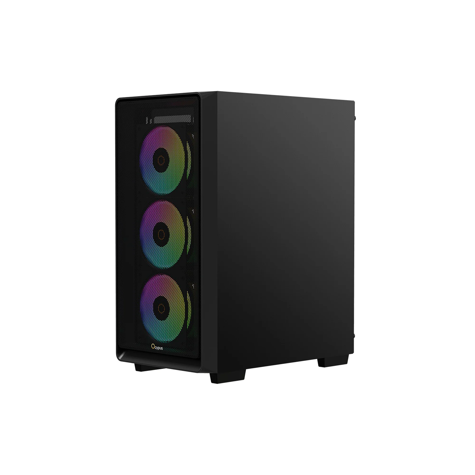 Ocypus Gamma C60 ARGB Mid-Tower Airflow Case with Grilles & ARGB Fans (Black, White) - Image 4