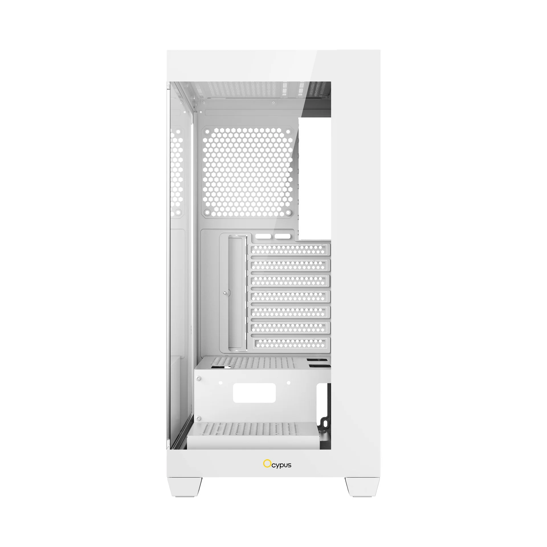 Ocypus Gamma C72 Mid Tower ATX PC Case (Black, White) - Image 15