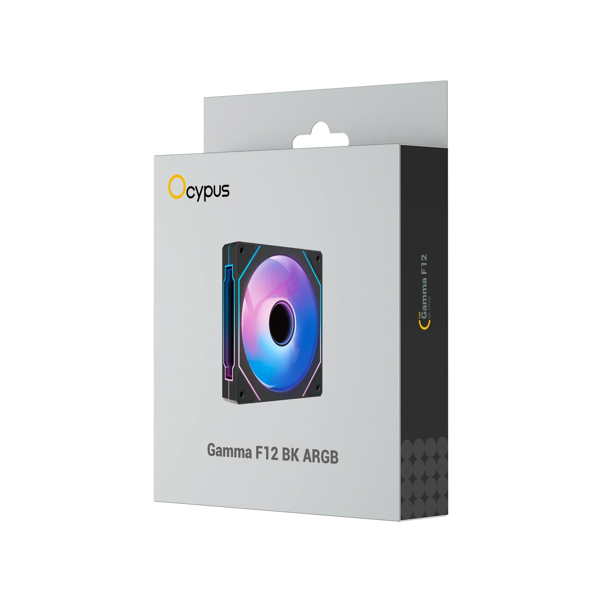 Ocypus Gamma F12 ARGB 120MM PWM Fan - Single Pack (Black, White) (F12-BK1AM00X-GL, F12-WH1AM00X-GL) - Image 7