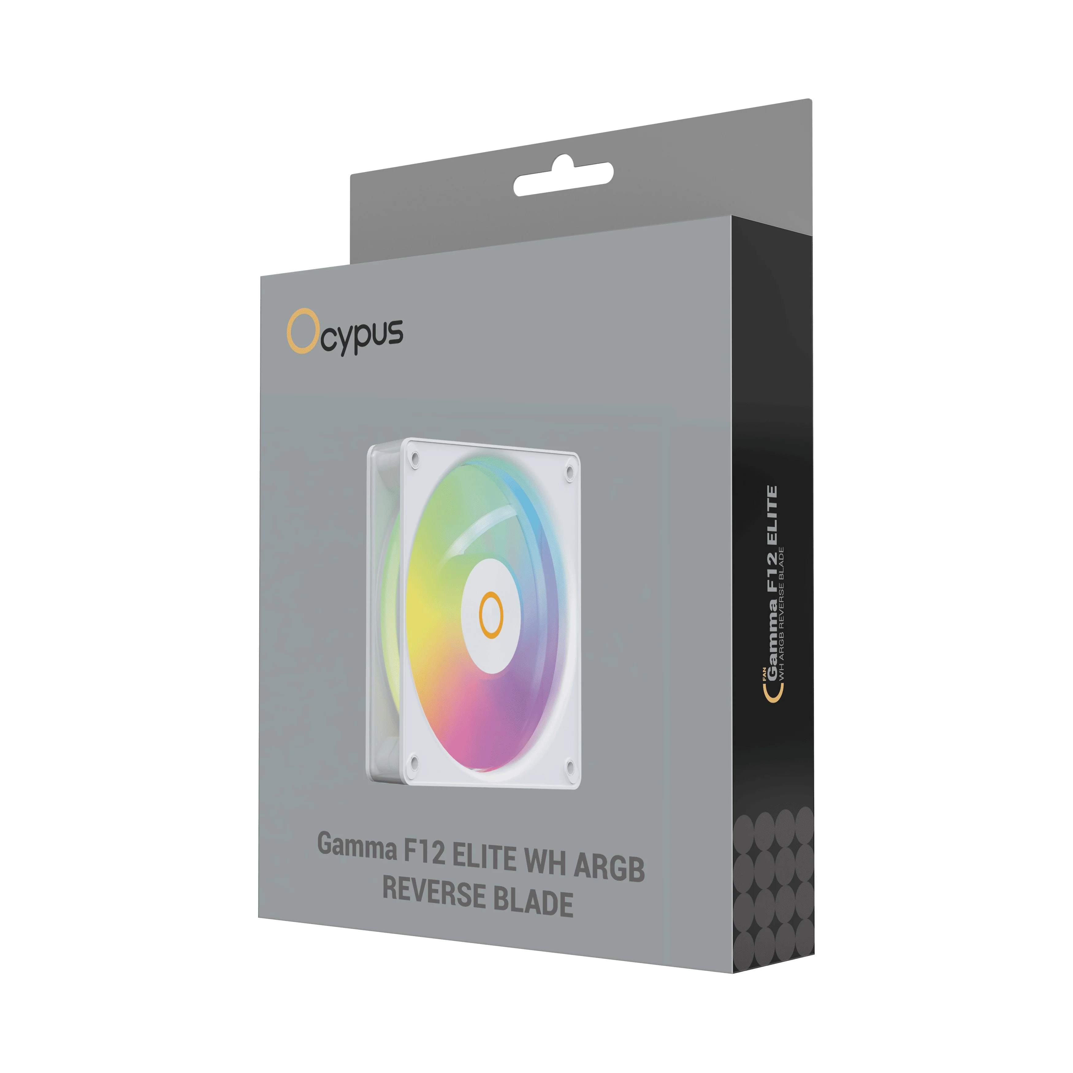 Ocypus Gamma F12 Elite ARGB Reverse Blade 120mm PWM Fan with Transparent Frame (Black, White) - Image 17
