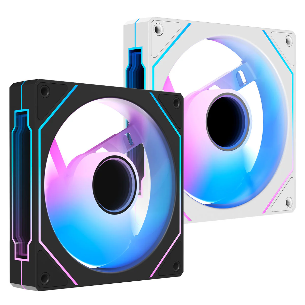 Ocypus Gamma F12 Reverse Blade ARGB 120MM PWM Fan - Single Pack (Black, White) (F12-BK1AM01X-GL, F12-WH1AM01X-GL)