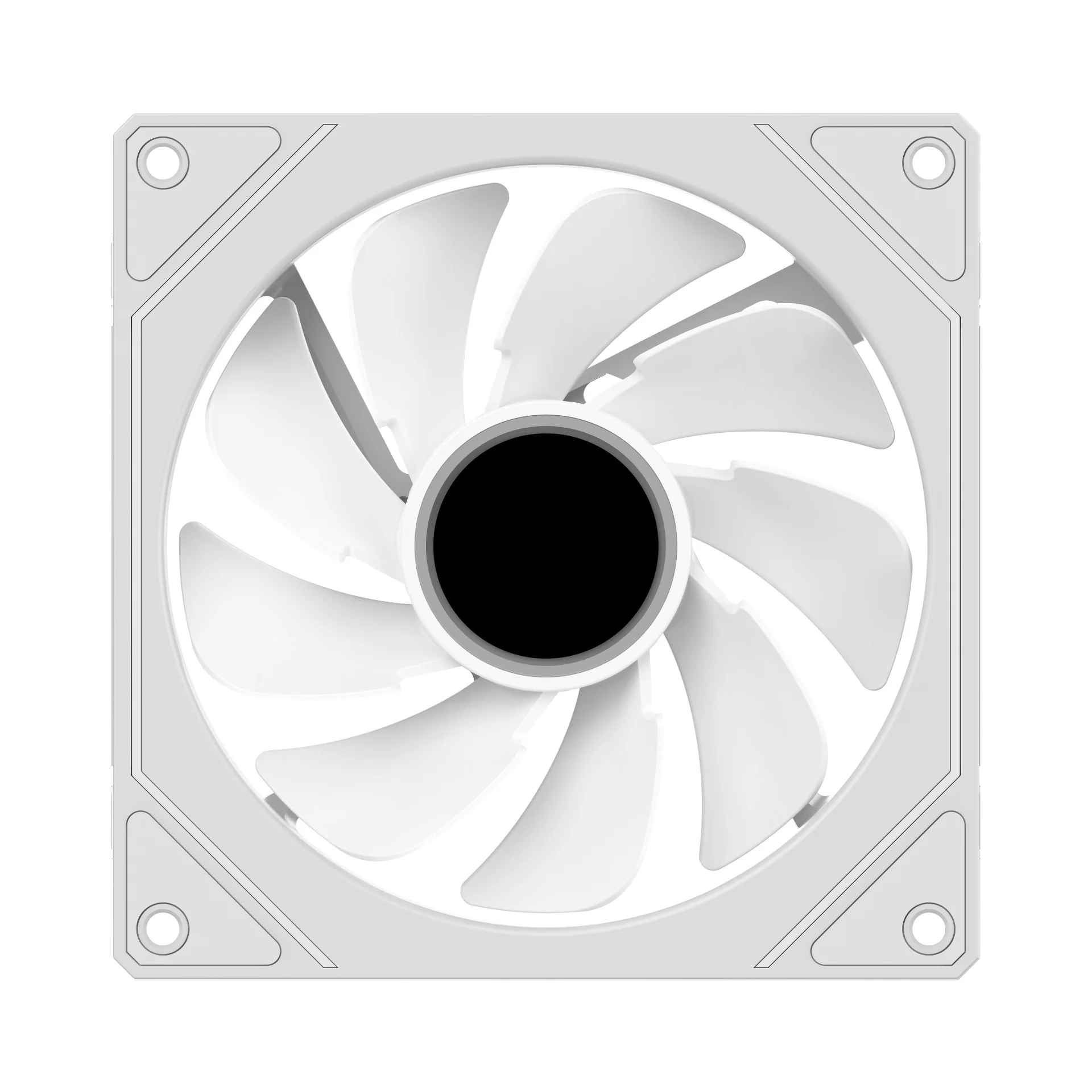 Ocypus Gamma F12 Reverse Blade ARGB 120MM PWM Fan - Single Pack (Black, White) (F12-BK1AM01X-GL, F12-WH1AM01X-GL) - Image 11