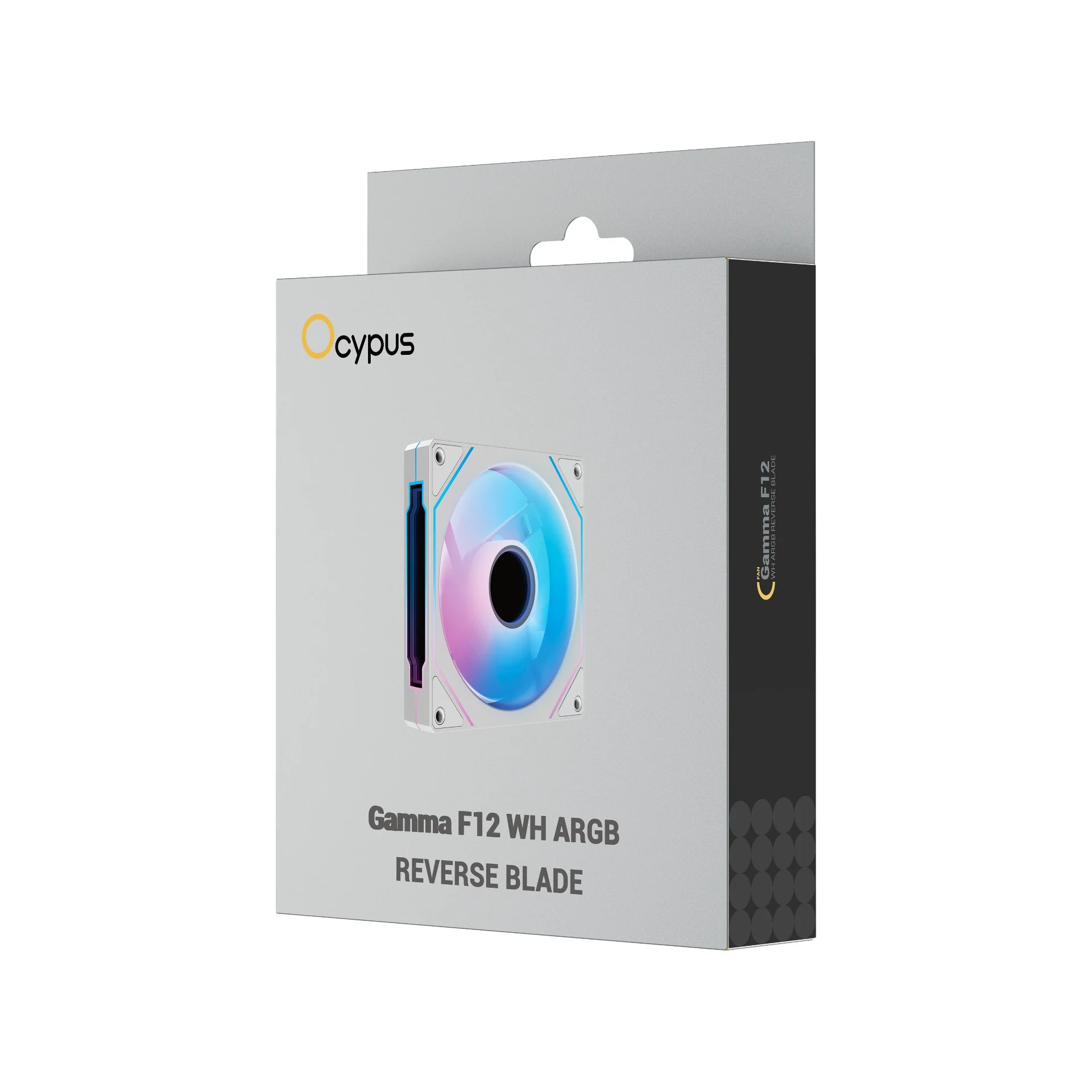 Ocypus Gamma F12 Reverse Blade ARGB 120MM PWM Fan - Single Pack (Black, White) (F12-BK1AM01X-GL, F12-WH1AM01X-GL) - Image 13