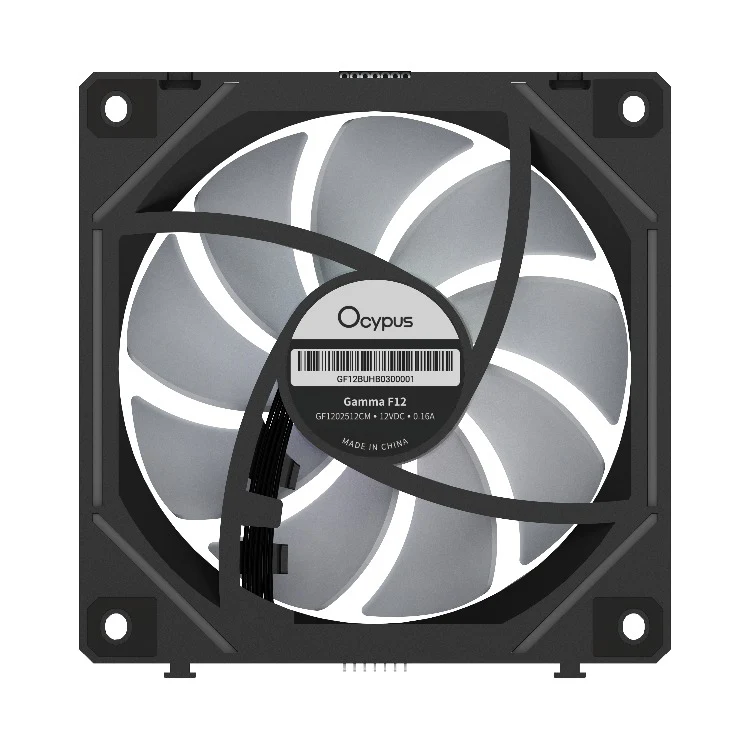 Ocypus Gamma F12 Uni ARGB Reverse Blade 3-in-1 Cooling Fan (Black, White) - Image 7
