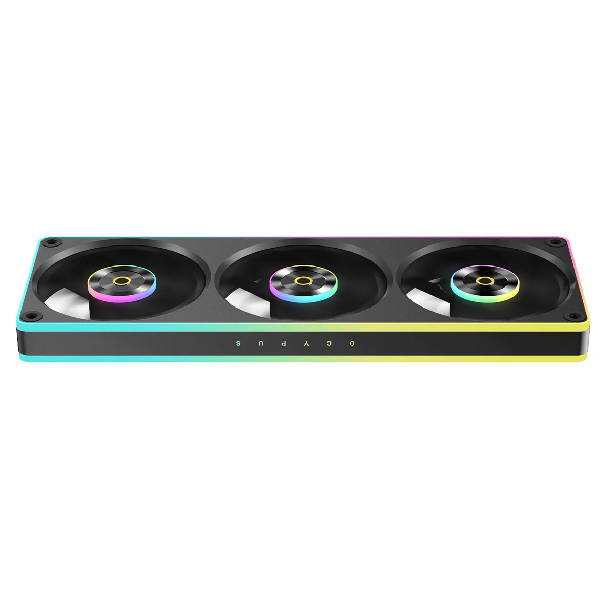 Ocypus Sigma F36 ARGB 360mm Integrated ARGB Suspended Illuminated Fan Hub (Black, White) - Image 5