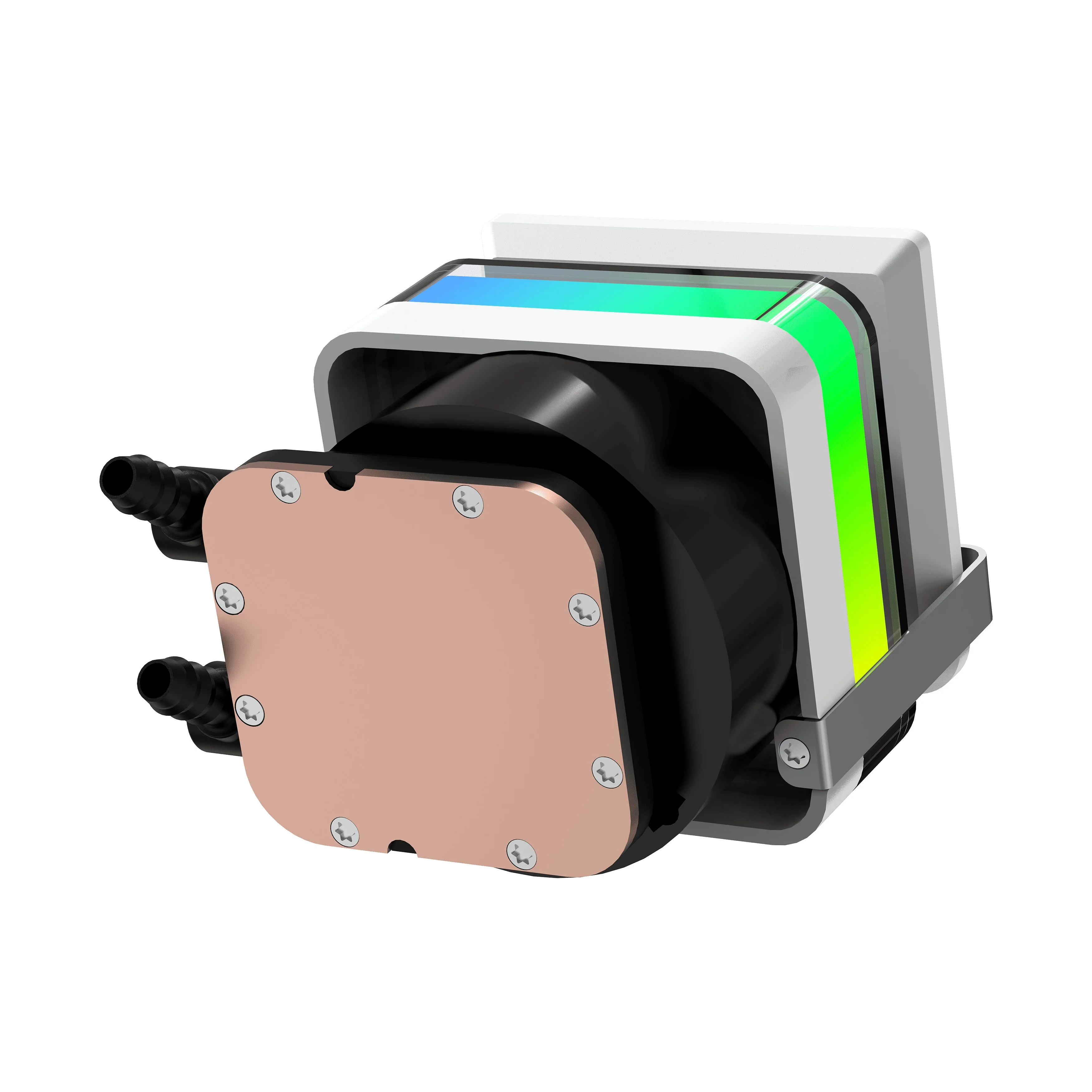 Ocypus Sigma L36 Pro 360mm ARGB AIO Liquid Cooler with 3.5" Square IPS Screen (Black, White) - Image 13